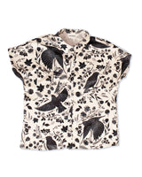 Simone Top - Starling Bird (Satin)