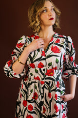 Audrey Midi Dress - Tulip