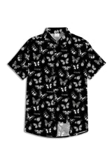 Simone Top - Black Butterfly