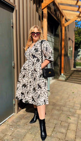 Audrey Midi Dress - Starling Bird
