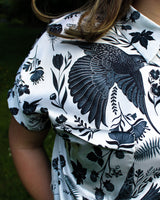 Simone Top - Starling Bird (Satin)