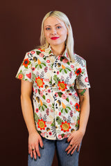 Simone Top - Retro Garden