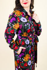 Zaha Shirt Dress - Midnight Bloom