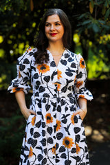 Audrey Midi Dress - Sunflower