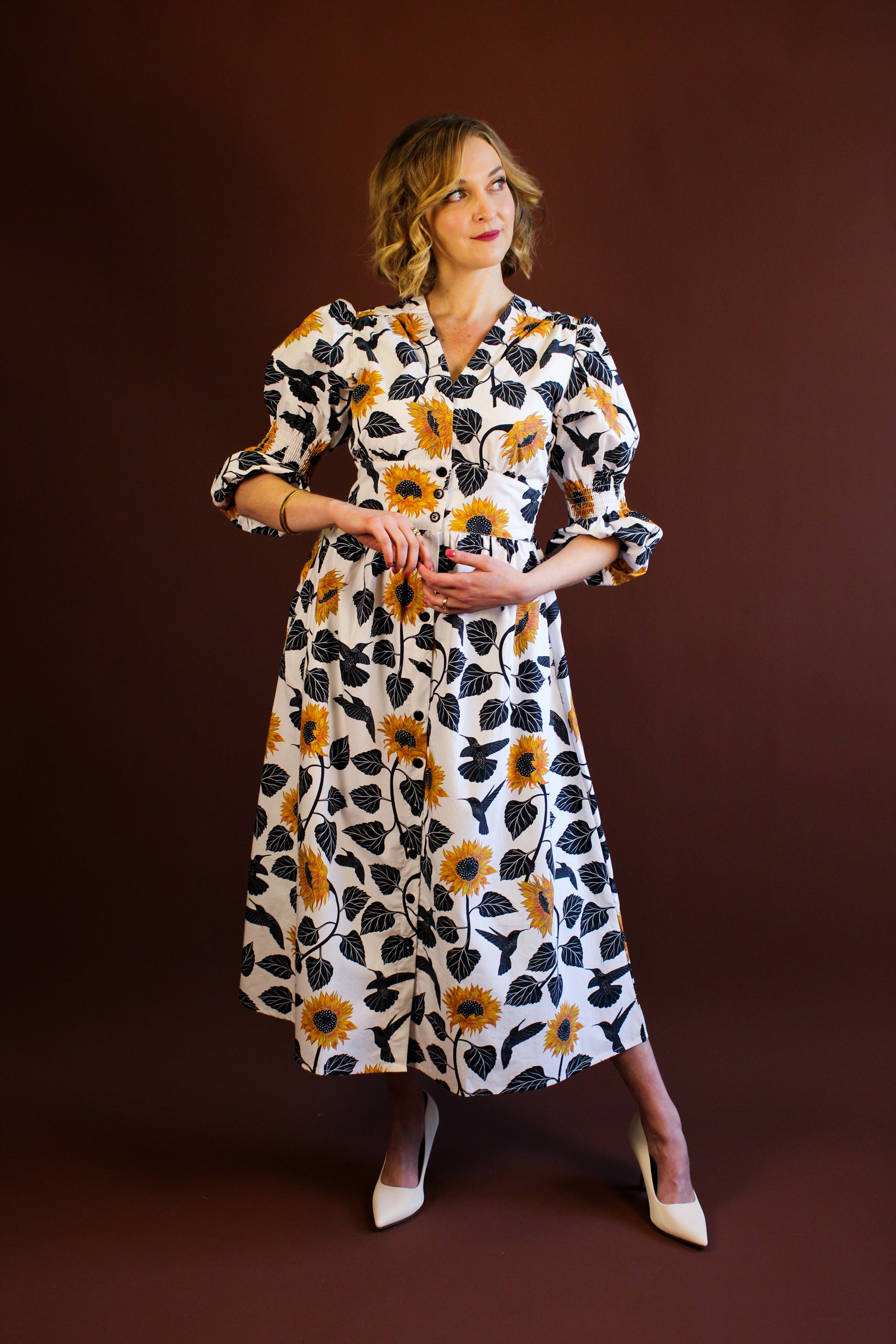 audrey floral midi dress Audrey Midi Dress