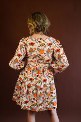 Cora Mini Dress - Retro 70s Floral