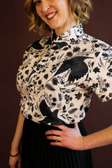 Simone Top - Starling Bird (Cotton)