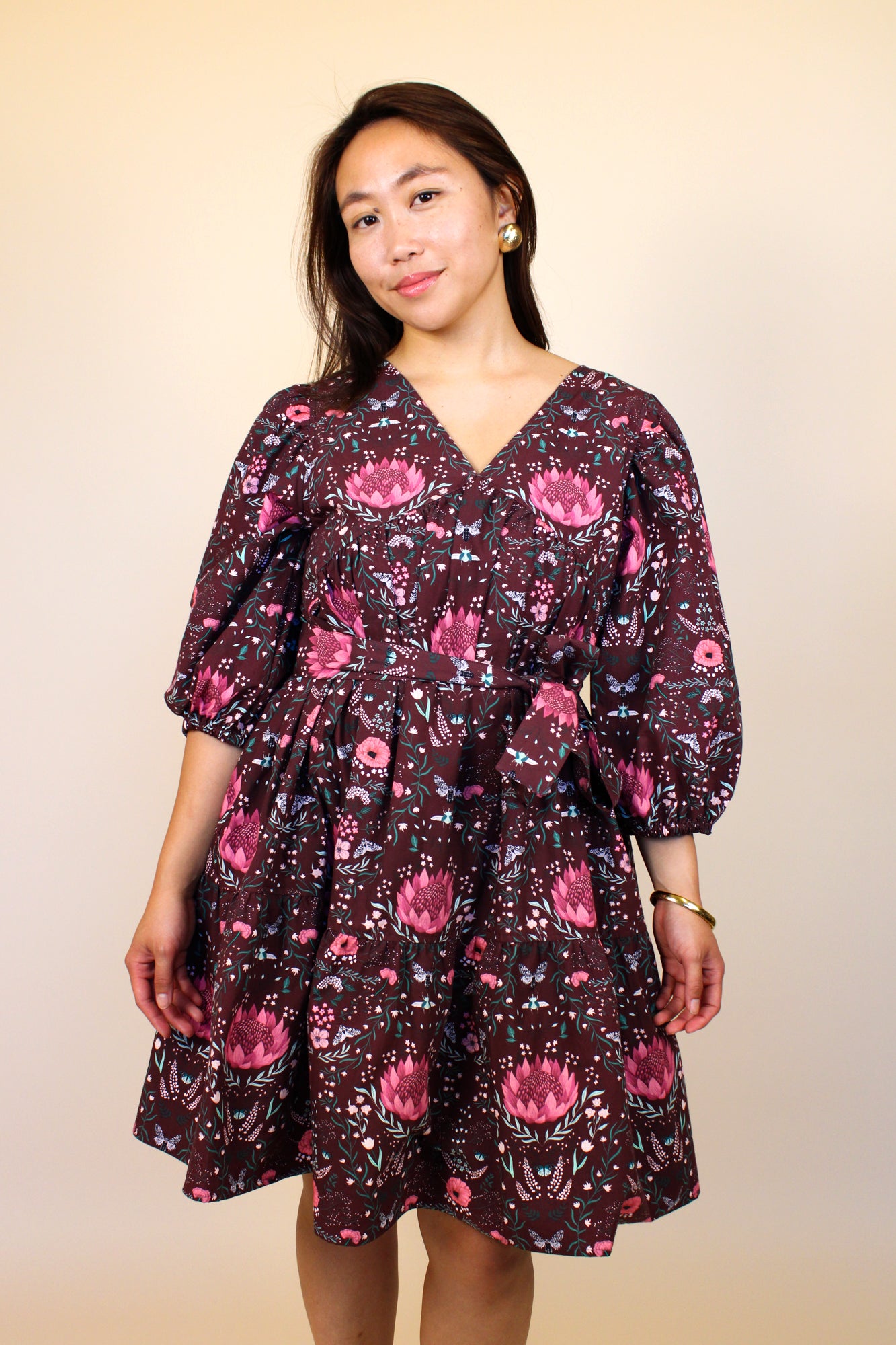 caedere mini dress maroon Cora Mini Dress