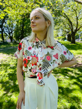 Simone Top - Retro 70S Floral