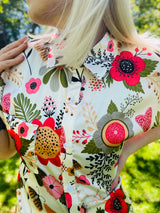 Simone Top - Retro 70S Floral