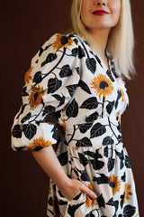 Audrey Midi Dress - Sunflower