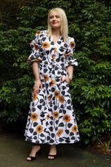 Audrey Midi Dress - Sunflower