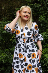 Audrey Midi Dress - Sunflower