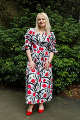 Audrey Midi Dress - Tulip