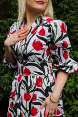 Audrey Midi Dress - Tulip