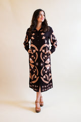 Zaha Shirt Dress - Brown Laurels