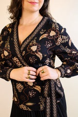 Winona Wrap Top - Coco Bloom