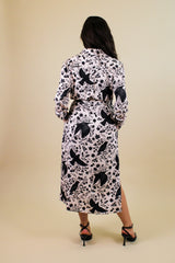 Zaha Shirt Dress - Starling Bird