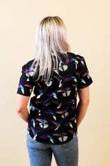 Simone Top - Hummingbirds