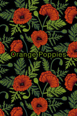 Zaha Shirt Dress - Orange Poppies