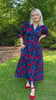 Audrey Midi Dress - Red Poppy