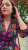 Audrey Midi Dress - Midnight Bloom