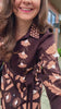Zaha Shirt Dress - Brown Laurels